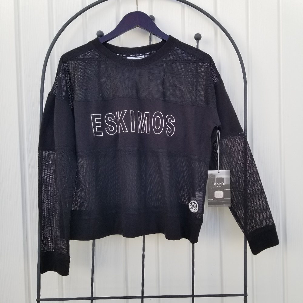 NWT DKNY Sport Eskimos Kaitland crewneck sweater